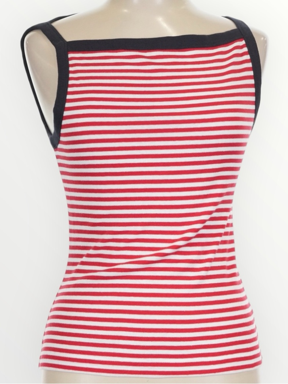 DÔEN Andrea Tank in Rouge Nantucket Stripe | L - Picture 10 of 12